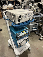 White/Blue Covidien Cart