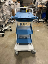 White/Blue Covidien Cart